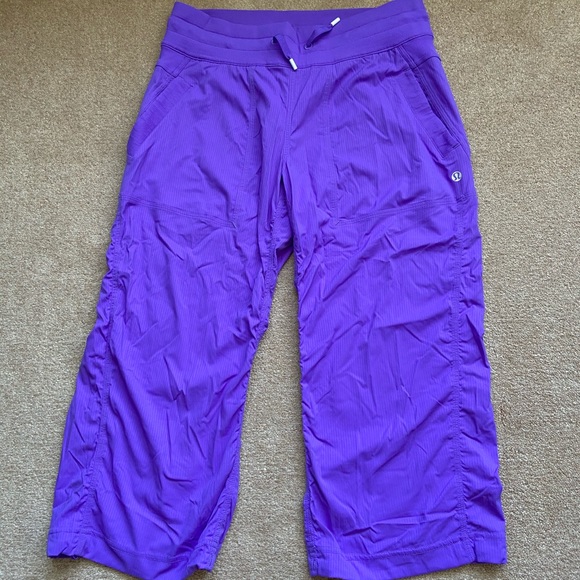 lululemon athletica Pants - Lululemon Studio Crop Power Purple